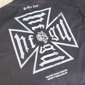 Darc Sport Black Graphic Tee with White Design